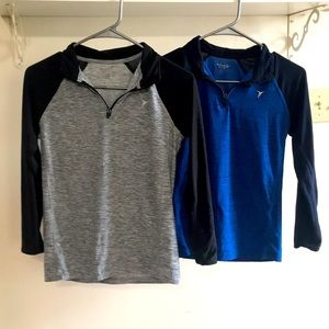 Lot of 2 Old navy Active pull over zip up